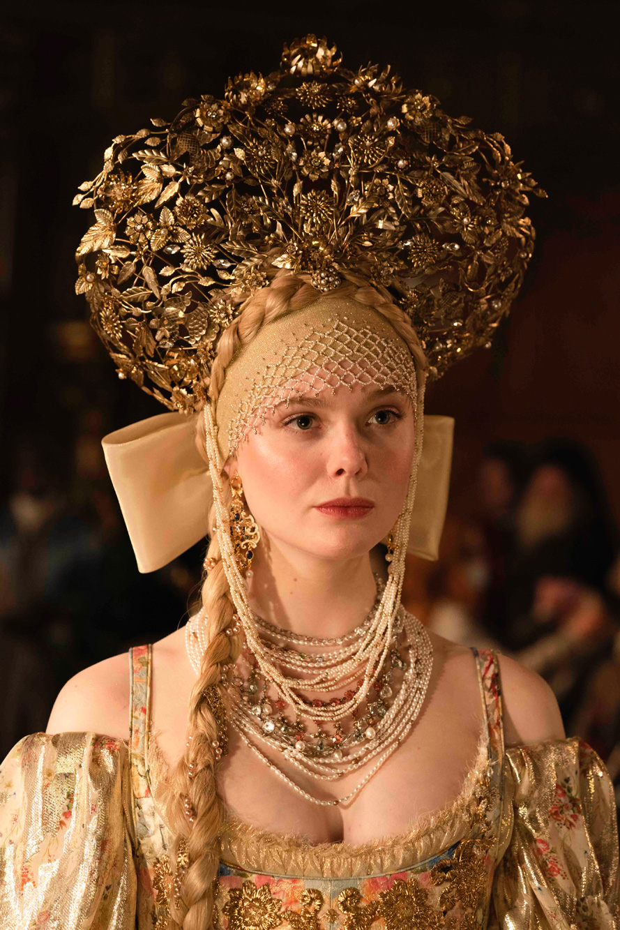 Elle Fanning in The Great. Photo by Gareth Gatrell. © Hulu